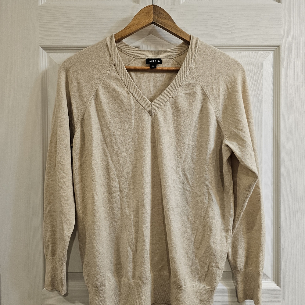 Torrid Cream Sweater